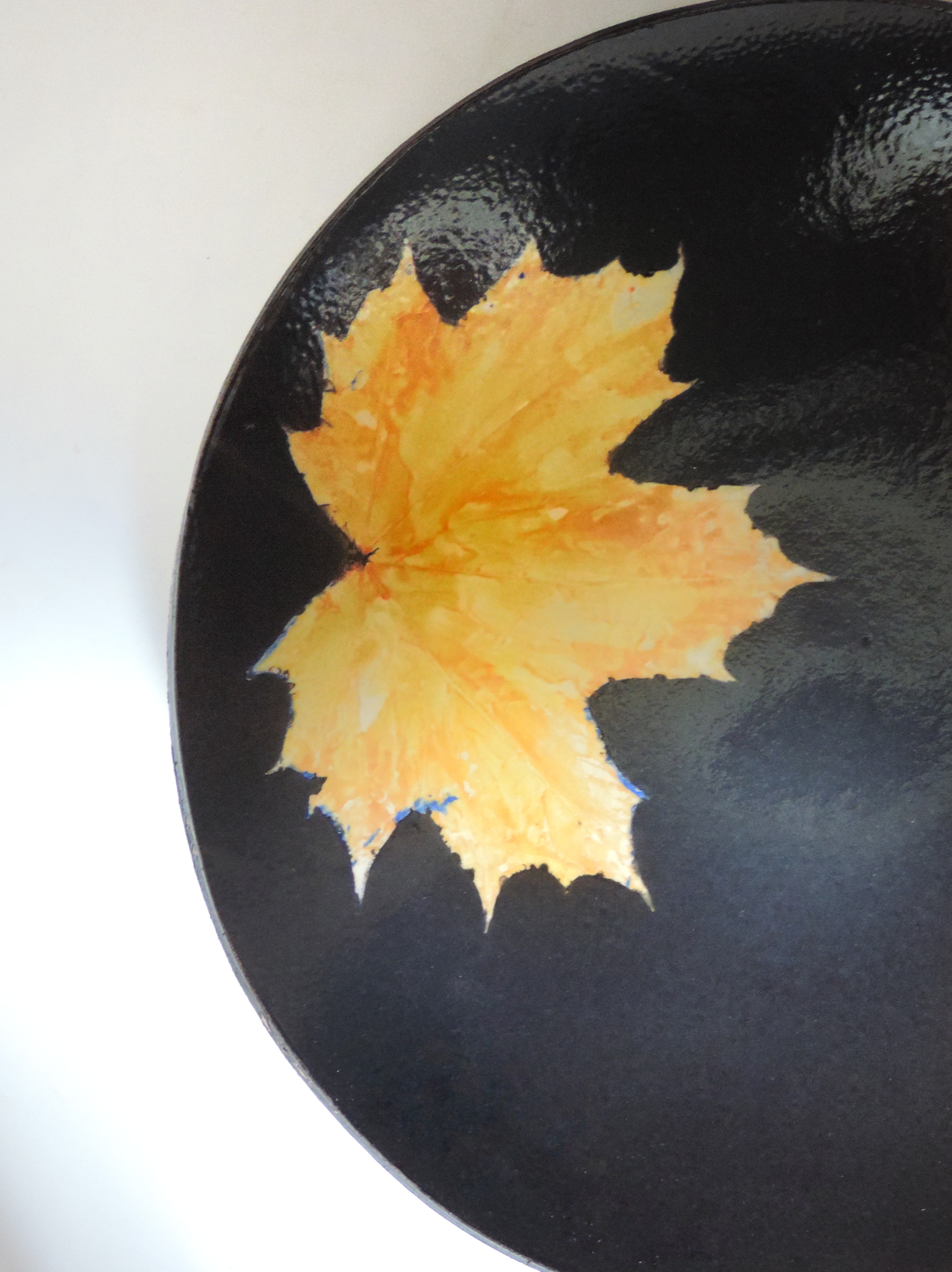 Maple Plate Detail